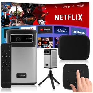 Vidéoprojecteur sans fil OVERMAX Multipic 8.1 - Home cinéma 4K - 200 ...