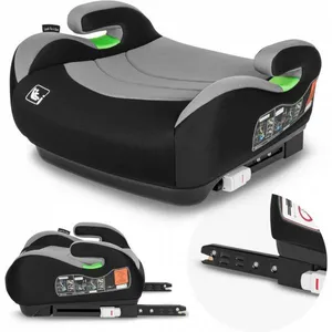 Réhausseur bas LIONELO Luuk Fix i-Size - Groupe 2/3 - ISOFIX - Gris