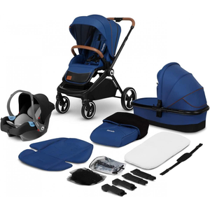 Lionelo - Poussette Mika 3en1 Bleu NavyVendu parcdiscount