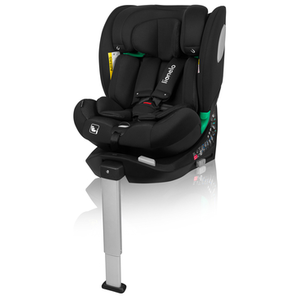 lionelo Siège auto pivotant BRAAM Air i-Size Black Carbon pas cher