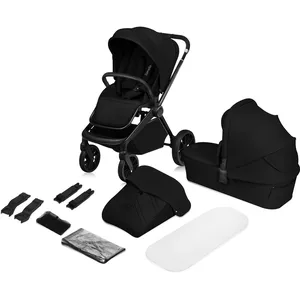 Poussette combinée 2en1 LIONELO Mika Plus - Naissance jusqu'à 22kg - P...