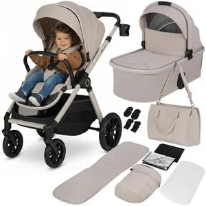 Poussette combinée 2en1 LIONELO Layla - Naissance jusquà 22kg - Pack p...