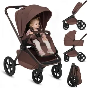 Poussette 2 en 1 Lionelo Freya avec nacelle et siège auto, pliable jus...