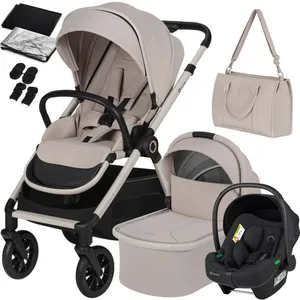 Poussette bébé 3en1 LIONELO Layla - Naissance jusquà 22kg - Inclu nace...