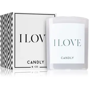 Candly & Co. I Love bougie parfumée 250 g pas cher
