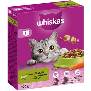 800g Whiskas 1 +, agneau - Croquettes pour chat pas cher