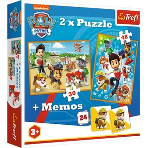 Trefl Paw Patrol 2-in-1 puzzel - 30 en 48 stukjes pas cher