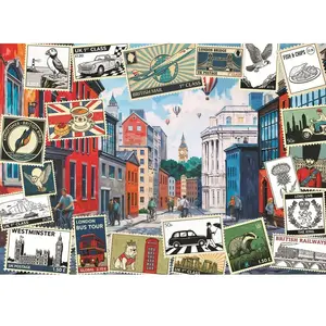 TREFL Puzzle Créatif Grü ß e de Londres 500 poupées pas cher