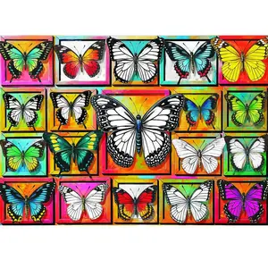 Trefl Puzzle Créatif 500 pièces : Collection de papillons pas cher