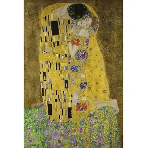 TREFL Puzzle 500 - Puzzlorama Le Baiser Gustav Klimt 37542 pas cher