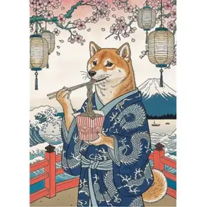 AA Puzzle 500 pièces « Méditation aux pâtes » de Shiba, TREFL pas cher