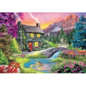 Trefl, Puzzle, Idylle de montagne, 500 Pièces, Qualité Premium, pour A...