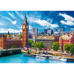 Trefl Puzzle paysage et nature 1000 pièces - Journée ensoleillée à Londres