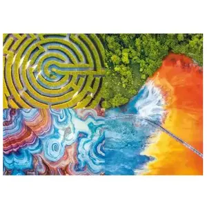 Trefl Puzzle de 500 pièces : Technologie Unlimited Fit : Labyrinthe de couleurs pas cher