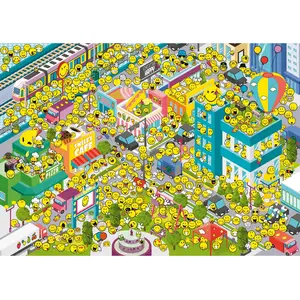 Trefl Puzzle 500 pièces : Où est le Smiley ? pas cher
