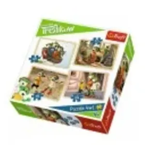 4 Puzzles - Les Aventures de Koe 35 Pièces  Trefl
