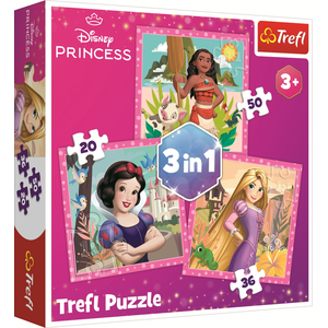 Puzzle TREFL 3 en 1 Belles fleurs 34875 pas cher