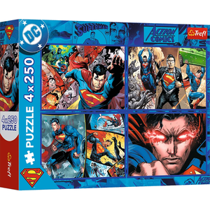 TREFL Puzzle 4x250 Le Courage de Superman 13340 pas cher