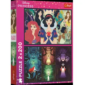 Trefl 2 Puzzles - Princesses Enchanteresses - Princesse Disney pas cher