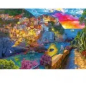 Trefl Puzzle 1000 pièces : Promenade du soir aux Cinque Terre pas cher