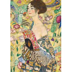 Trefl Puzzle 1000 pièces Collection Art : Dame à l'éventail