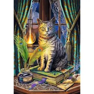 Trefl Puzzle 1000 pièces Premium Plus : Dragon de Feu - Magic Collection pas cher