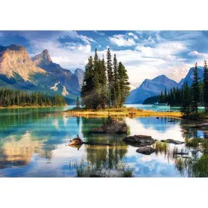 Trefl Puzzle 1000 pièces : Photo Odyssée : Spirit Island, Canada pas cher