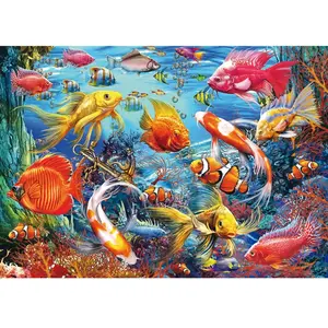 Comparateur de prix : Trefl Puzzle 1060 pièces : Hidden Shapes : Vie sous-marine