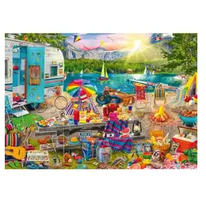 Comparateur de prix : Trefl Puzzle 1003 pièces : Hidden Shapes : Voyage en camping-car