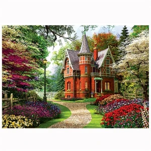 Puzzle paysage et nature - TREFL - Victorian cottage - 1000 pièces pas cher