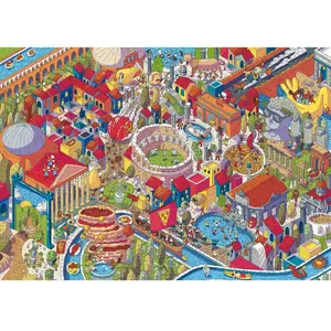 Trefl Prime - UFT Eye-Spy Puzzle Imaginary Cities : Rome, Italy - 1000...