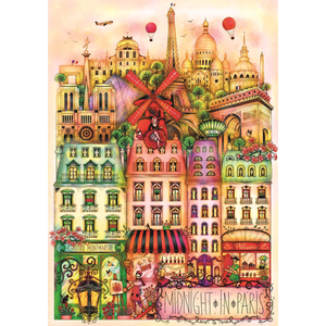 TREFL Puzzle 1000 : Minuit à Paris pas cher