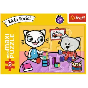 MiniMaxi Puzzle - KittyKat 20 Pièces  Trefl