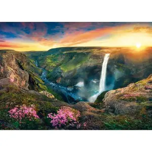 Comparateur de prix : Trefl, Puzzle, Wasserfall Haifoss, Island, 2000 Teile, für Kinder AB 12 Jahren