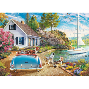 Puzzle 2000 pièces - TREFL - Havre de vacances - Paysage et nature - Adulte - Intérieur