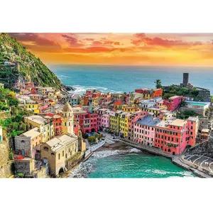 Trefl Puzzle 1500 pièces : Unlimited Fit Technology : Vernazza, Ligurie, Italie pas cher