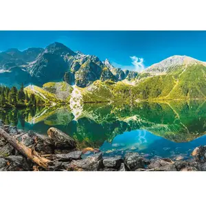 Trefl Puzzle 1500 pièces : Lac Morskie Oko, Tatras, Pologne