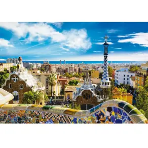 Trefl - Park Guell Barcelone - puzzle de 1500 pieces