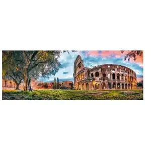 Trefl Panorama colosseum at Dawn Puzzle (1000 piAces), Multicolore (29030) pas cher