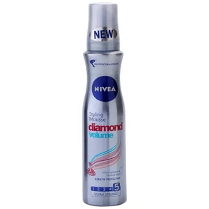 Comparateur de prix : NIVEA Diamond Volume mousse fixante pour donner du volume et de la brillance 150 ml