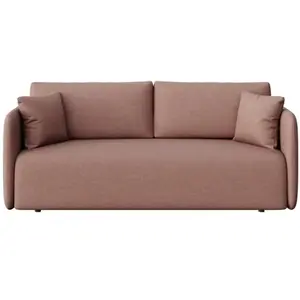 MESONICA Canapé 3 places convertible chaum rose foncé Chaum pas cher