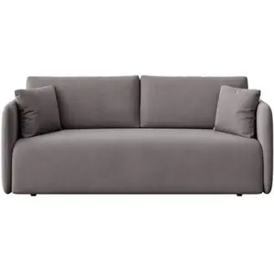 RODIER Canapé 3 places convertible chaum gris Chaum pas cher