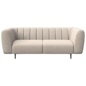 MESONICA Canapé 3 places shel - beige Shel pas cher