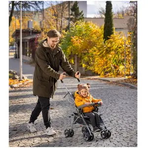 MOBY SYSTEM Poussette canne 14kg réglable pliable