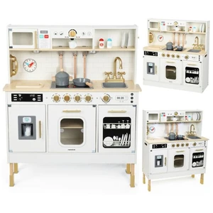 Comparateur de prix : MAMABRUM Cuisine enfant bois avec éclairage led