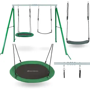 Comparateur de prix : Balançoire enfant double cadre & corde