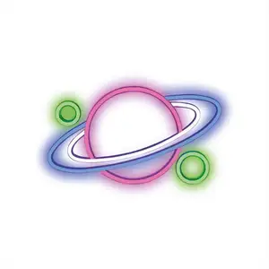 Panneau LED Planet Multicolore Forever Neon Plexi Led Planet