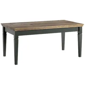Petits meubles Table basse verte et naturelle pas cher