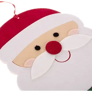 Comparateur de prix : Ruhhy Calendrier de l'Avent vide pour enfants - Personnalisable - Grand Père Noël - À remplir et à suspendre - En feutre - 22252