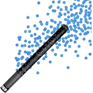 PARTYDECO Canon à confettis boy bleus 60 cm - Bleu